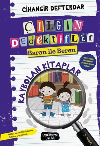 Çılgın Dedektifler Baran ile Beren - Kaybolan Kitaplar (Ciltli)