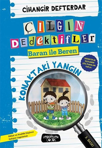 Çılgın Dedektifler  Baran ile Beren - Konaktaki Yangın (Ciltli)