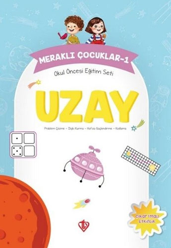 Meraklı Çocuklar 1 - Okul Öncesi Eğitim Seti - Uzay 