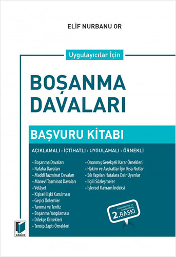 Boşanma Davaları Başvuru Kitabı (Ciltli)