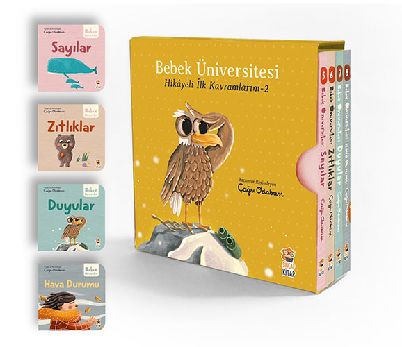 Bebek Üniversitesi: Hikayeli İlk Kavramlarım - 4 Kitap Takım