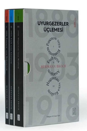 Uyurgezerler Üçlemesi Seti - (3 Kitap Takım - Kutulu)