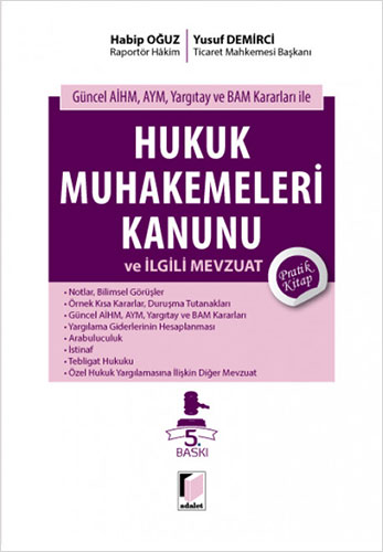 Hukuk Muhakemeleri Kanunu (Ciltli)