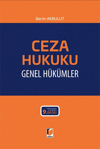  Ceza Hukuku Genel Hükümler (Ciltli)