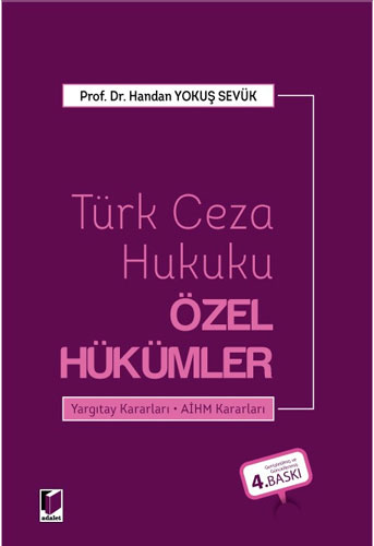 Türk Ceza Hukuku Özel Hükümler