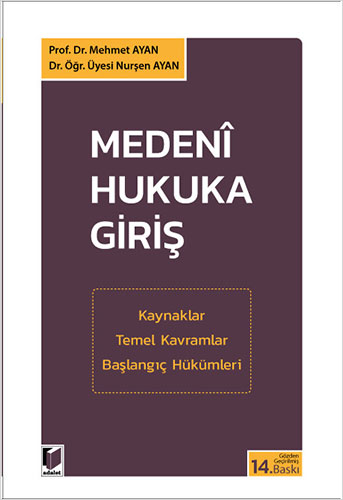 Medeni Hukuka Giriş