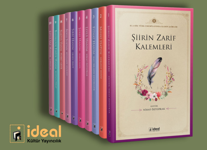 Klasik Türk Edebiyatında Kadın Şairler Serisi - 10 Kitap Set