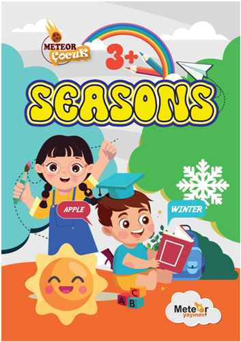 Seasons (Mevsimler) Türkçe - İngilizce Boyama Kitabı