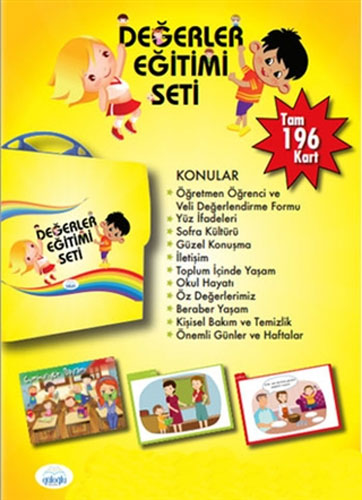 Değerler Eğitimi Seti - 196 Kart