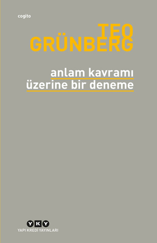 Anlam Kavramı Üzerine Bir Deneme