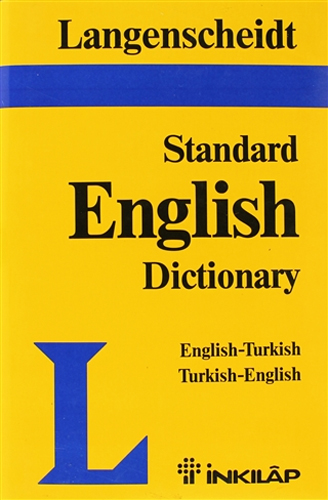 Langenscheid Standard English Dictionary English-Turkish Turkish-English (Ciltli)