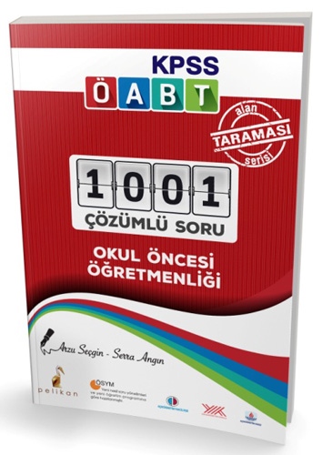 2018 KPSS ÖABT Okul Öncesi Öğretmenliği Alan Taraması Serisi 1001 Çözümlü Soru