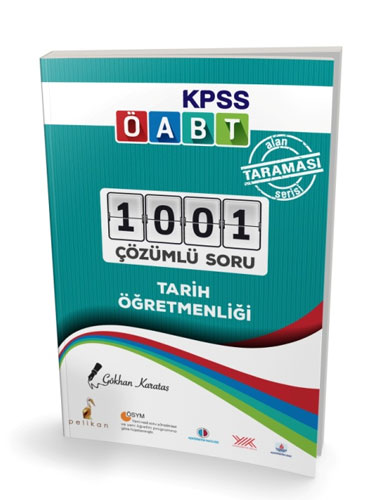 KPSS - ÖABT Tarih Öğretmenliği Alan Taraması Serisi 1001 Çözümlü Soru