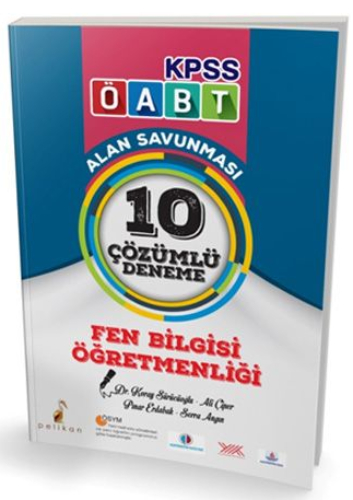 KPSS ÖABT Fen Bilgisi Öğretmenliği Alan Savunması 10 Çözümlü Deneme