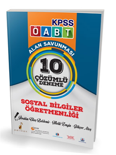 KPSS ÖABT Sosyal Bilgiler Öğretmenliği Alan Savunması 10 Çözümlü Deneme 2018