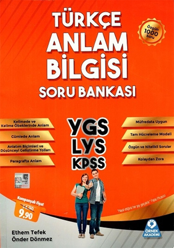 Türkçe Anlam Bilgisi Soru Bankası