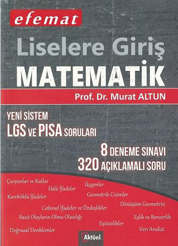 Liselere Giriş Matematik