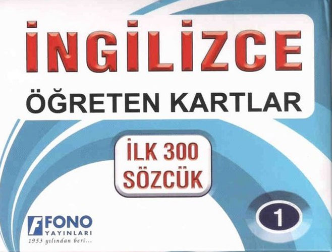 İngilizce Öğreten Kartlar 1 - İlk 300 Sözcük