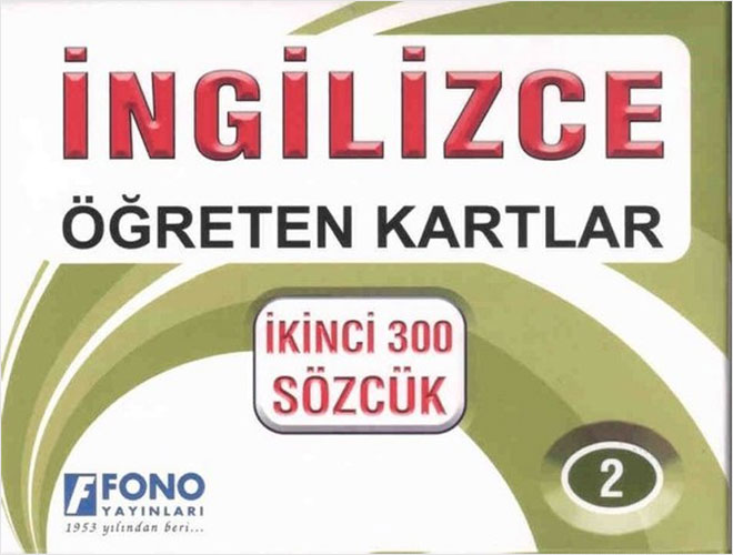 İngilizce Öğreten Kartlar 2