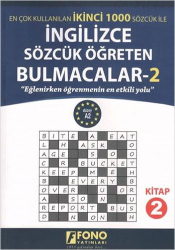 İngilizce Sözcük Öğreten Bulmacalar 2