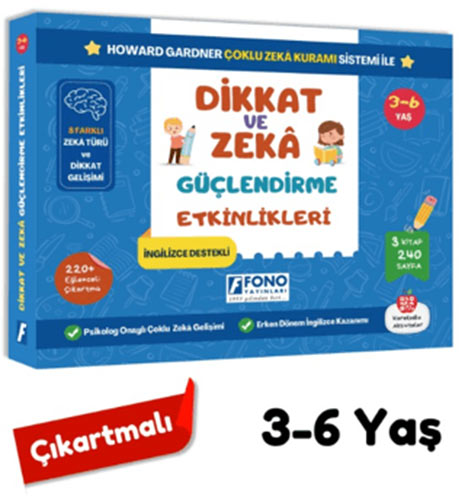 Dikkat ve Zeka Geliştirme Etkinlikleri Seti