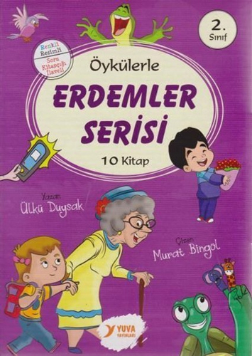 2. Sınıflar İçin Öykülerle Erdemler Serisi - 10 Kitap Takım