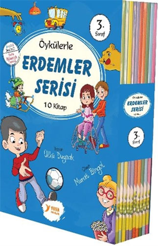 3.Sınıflar için Erdemler Serisi-10 Kitap Takım