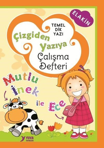 Çizgiden Yazıya Çalışma Defteri-Dik Temel Harflerle