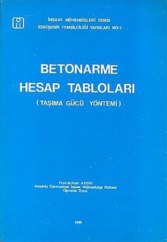 Betonarme Hesap Tabloları Taşıma Gücü Yöntemi