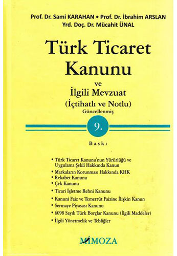 Türk Ticaret Kanunu ve İlgili Mevzuat (Ciltli)