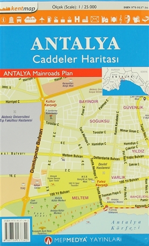 Antalya Caddeler Haritası