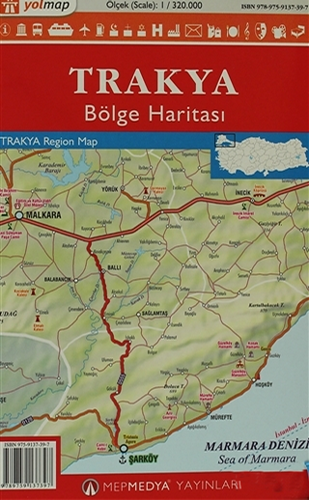 Yolmap Trakya Bölge Haritası