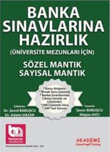 Banka Sınavlarına Hazırlık - Sözel Mantık - Sayısal Mantık