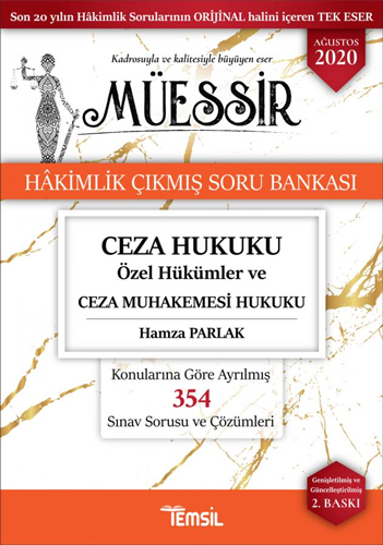 Müessir Ceza Hukuku Özel Hükümler ve Ceza Muhakemesi Hukuku