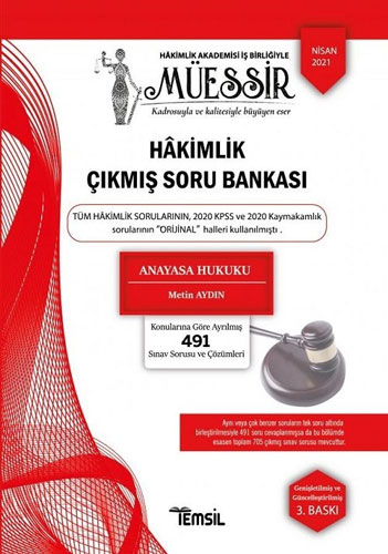 Müessir - Anayasa Hukuku Hakimlik Çıkmış Soru Bankası ve Çözümleri