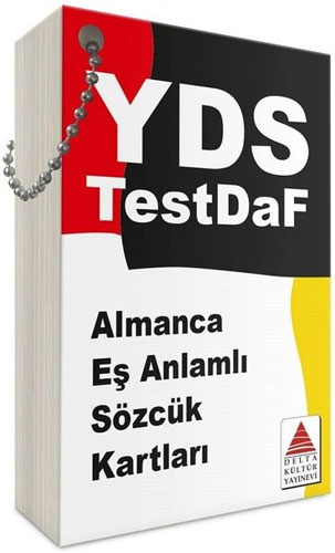 YDS TestDaf - Almanca Eşanlamlı Sözcük Kartları