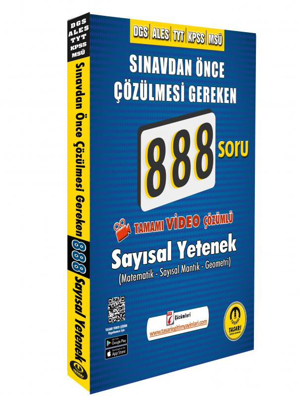 DGS ALES Video Çözümlü 888 Sayısal Soru Bankası