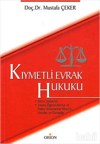 Kıymetli Evrak Hukuku