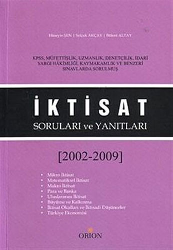 İktisat Soruları ve Yanıtları 2002 - 2009