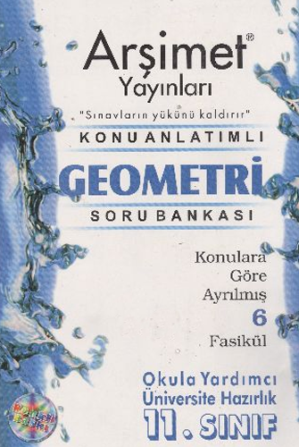 Arşimet 11. Sınıf Konu Anlatımlı Geometri 6 Fasikül Soru Bankası