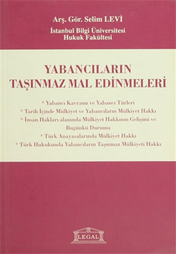 Yabancıların Taşınmaz Mal Edinmeleri