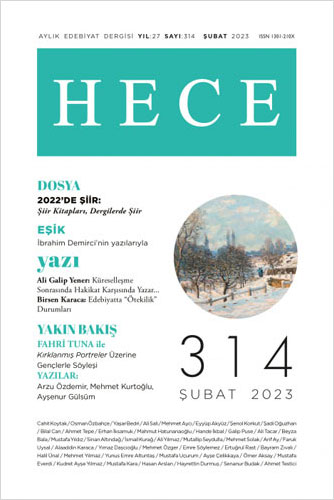 Hece Aylık Edebiyat Dergisi Sayı: 314