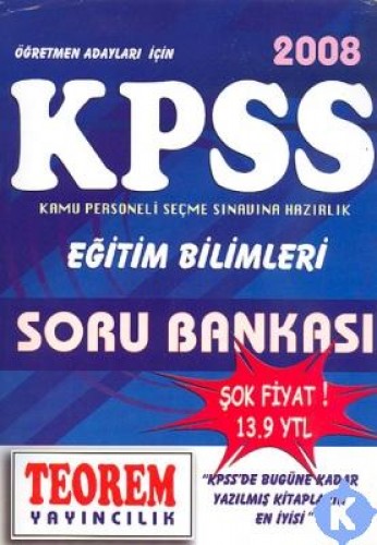 KPSS EĞİTİM BİLİMLERİ SORU BANKASI