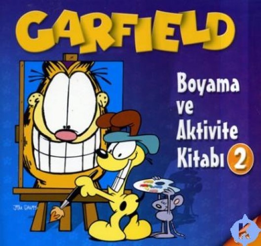 GARFIELD BOYAMA VE AKTİVİTE KİTABI 2