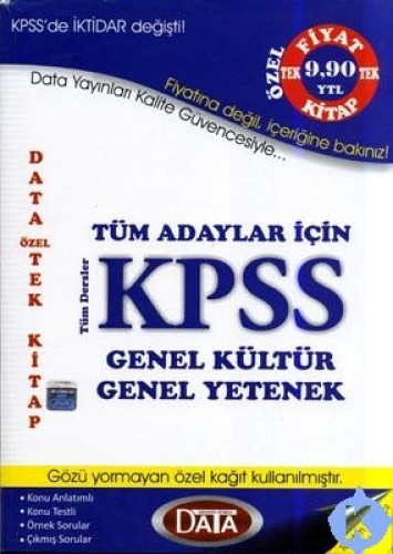 KPSS GENEL KÜLTÜR GENEL YETENEK