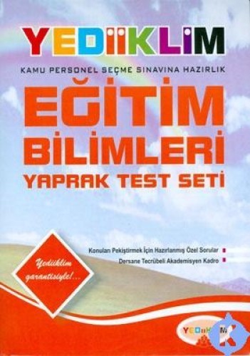 KPSS EĞİTİM BİLİMLERİ ÇEK KOP.YAPRAK TEST