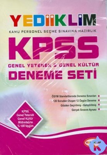 KPSS GENEL YET.GENEL KÜL. 20 DENEME SETİ