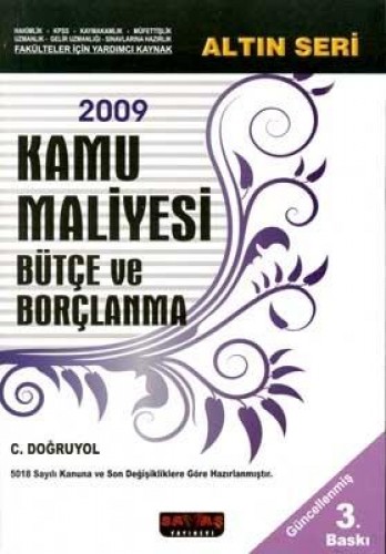 KAMU MALİYESİ BÜTÇE VE BORÇLANMA KONU BANKA.