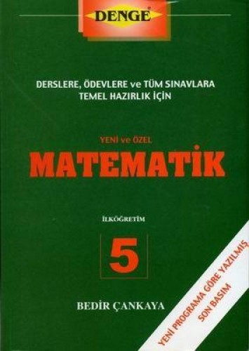 YENİ VE ÖZEL MATEMATİK 5