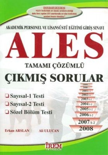 ALES TAMAMI ÇÖZÜMLÜ ÇIKMIŞ SORULAR